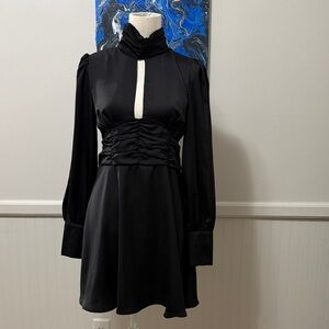 Chic Black Long Sleeve Dress